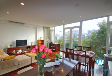 Lakeview two bedroom apartment for rent in Truc Bach  st, Tay Ho district.
